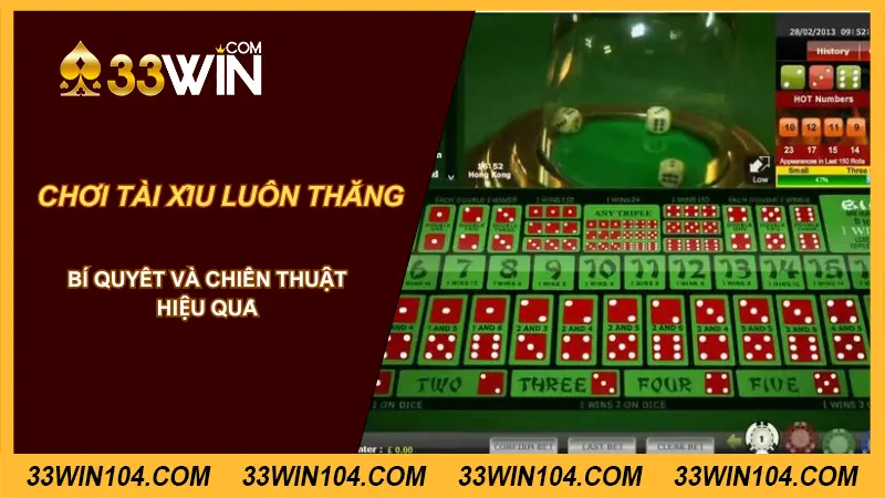 chơi tài xỉu luôn thắng